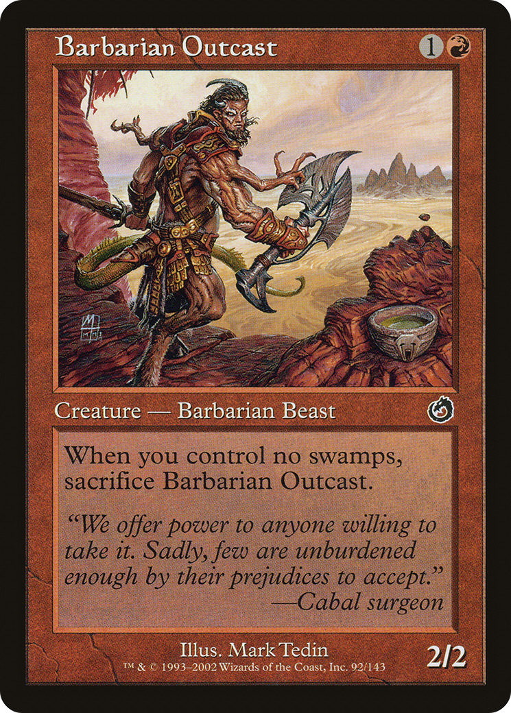 Image of Barbarian Outcast (TOR-092) - Torment