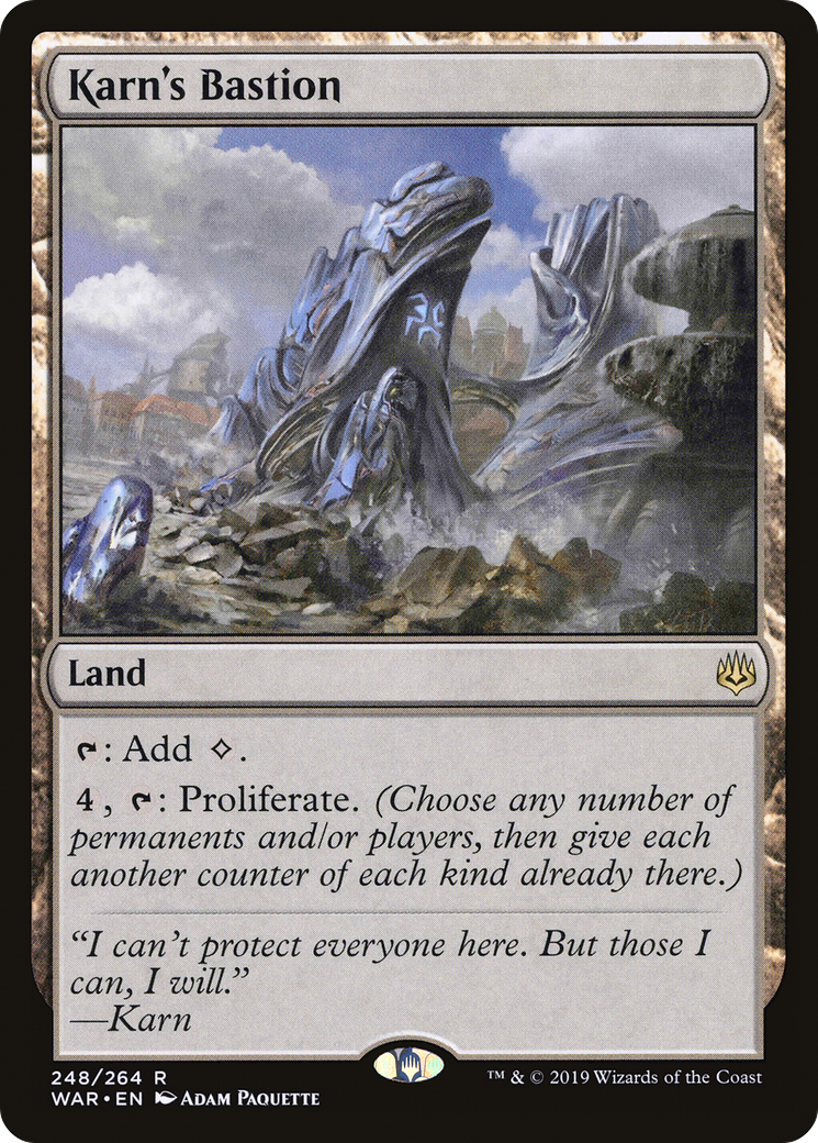 Image of Karn's Bastion (WAR-248) - War of the Spark Foil