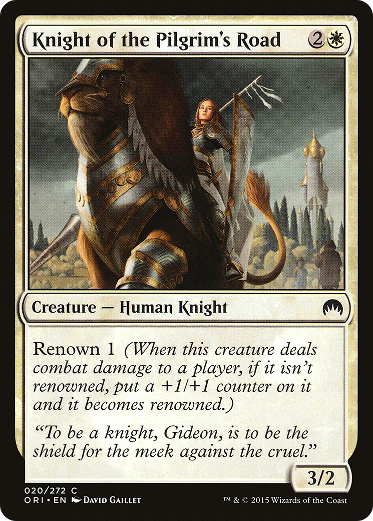 Image of Knight of the Pilgrim's Road (ORI-020) - Magic Origins