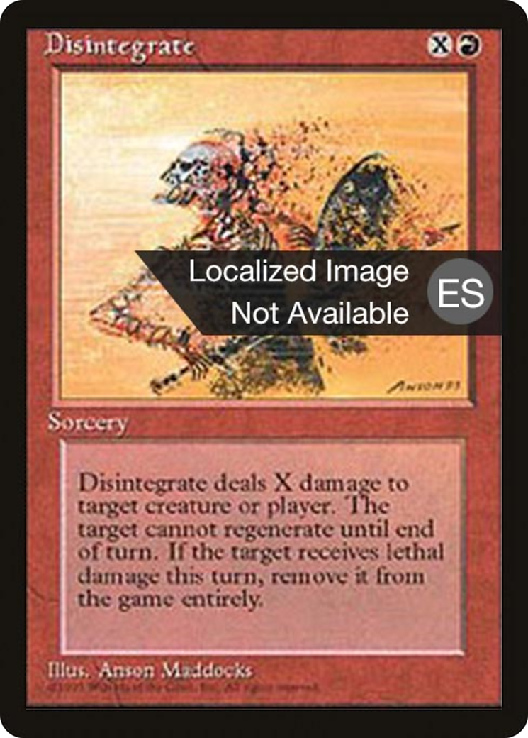 Image of Disintegrate (4BB-203) - Fourth Edition Foreign Black Border