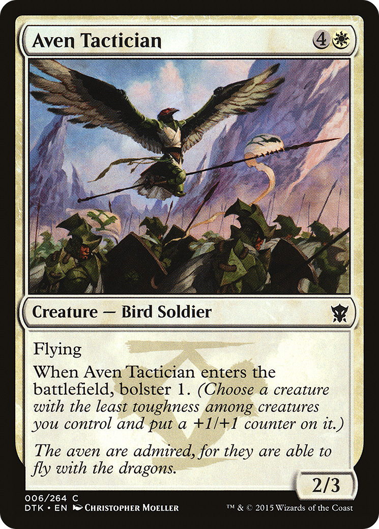 Image of Aven Tactician (DTK-006) - Dragons of Tarkir Foil