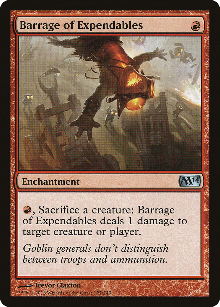 Image of Barrage of Expendables (M14-127) - Magic 2014 Foil