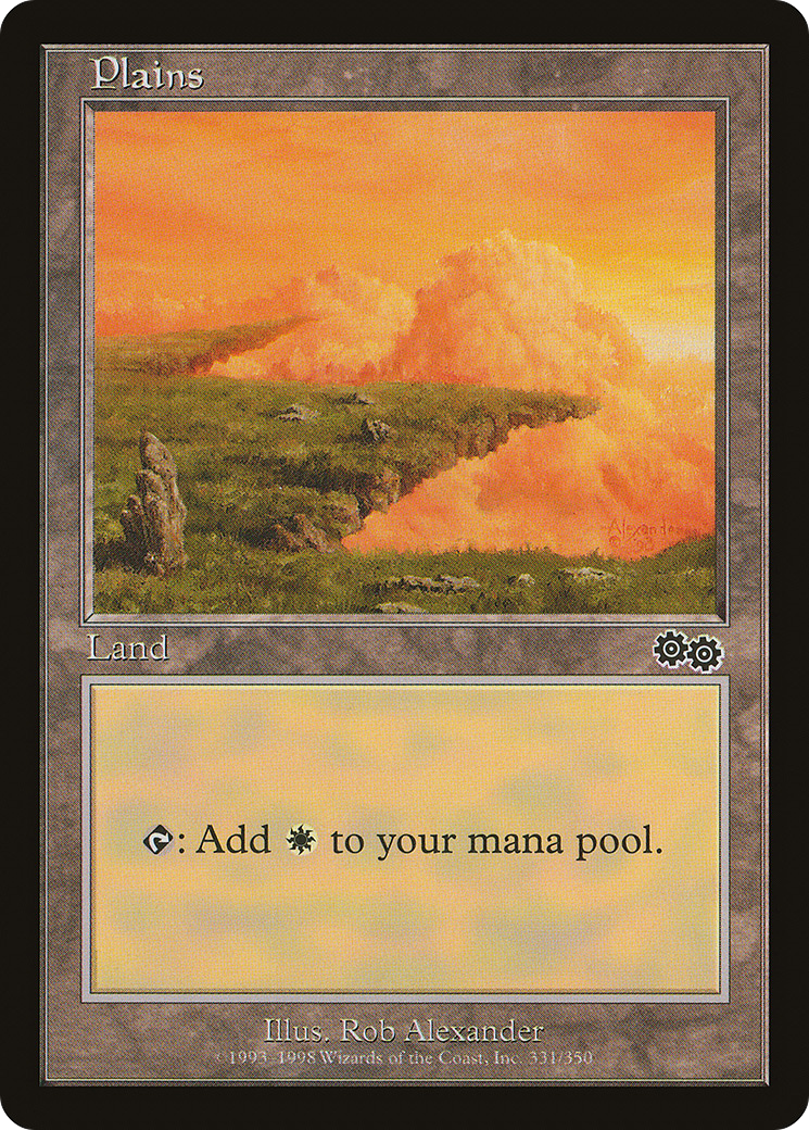 Image of Plains (331) (USG-331) - Urza's Saga