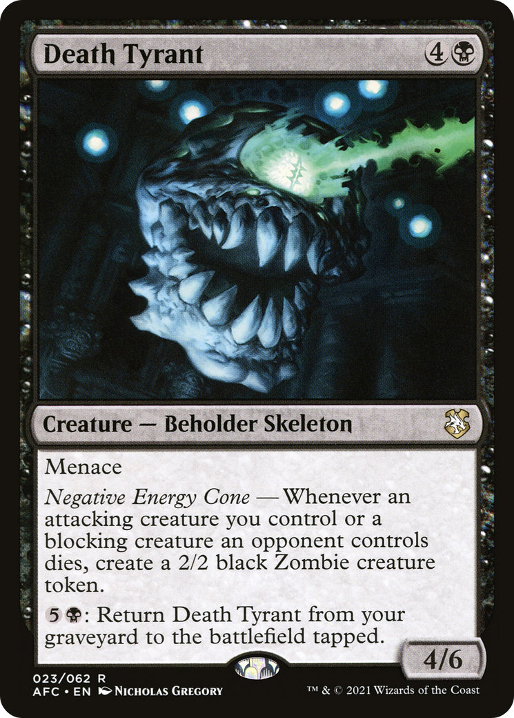 Image of Death Tyrant (AFC-023) - Forgotten Realms Commander