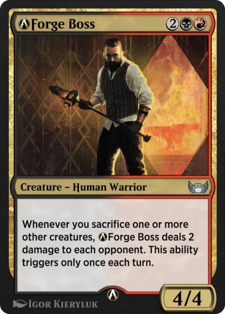 Image of A-Forge Boss (SNC-A-189) - Streets of New Capenna