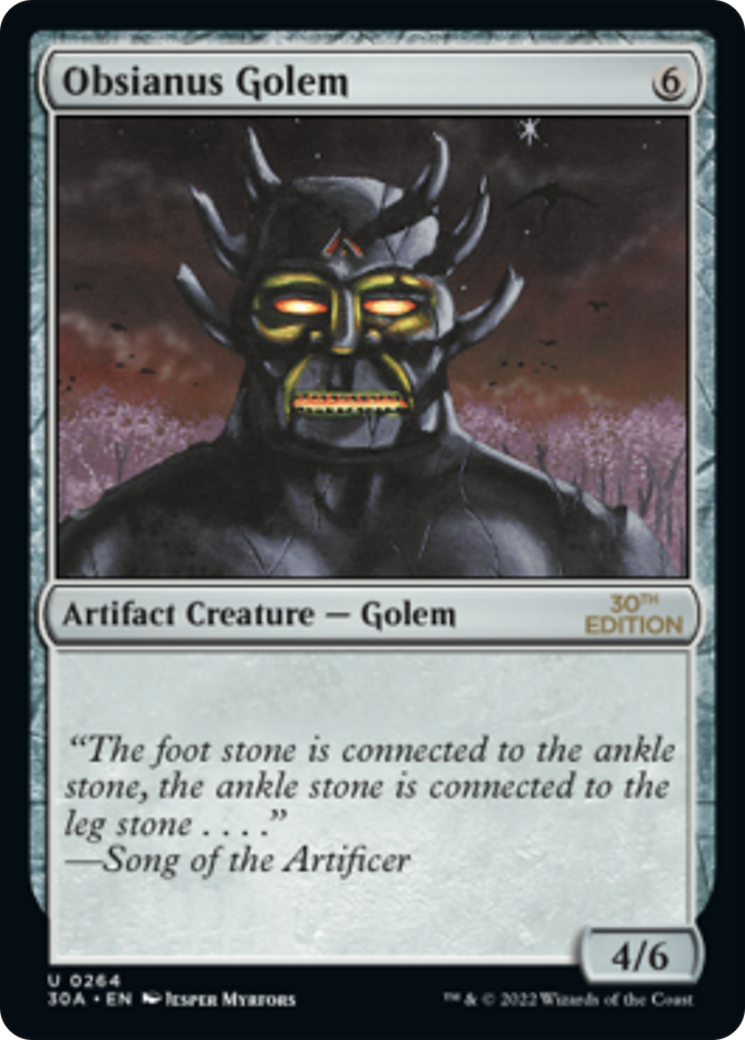 Image of Obsianus Golem (30A-264) - 30th Anniversary Edition