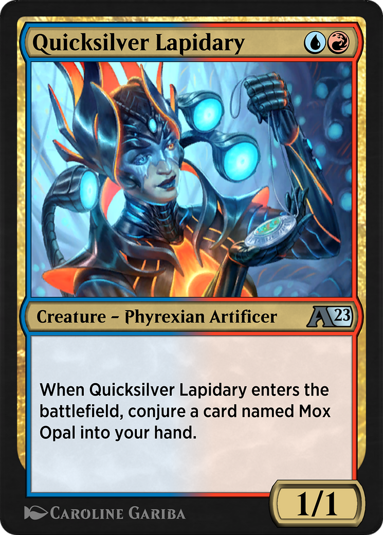 Image of Quicksilver Lapidary (YONE-026) - Alchemy: Phyrexia