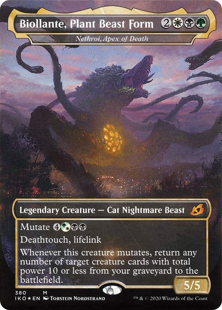 Image of Biollante, Plant Beast Form - Nethroi, Apex of Death (IKO-380) - Ikoria: Lair of Behemoths / Biollante, Plant Beast Form (Borderless)