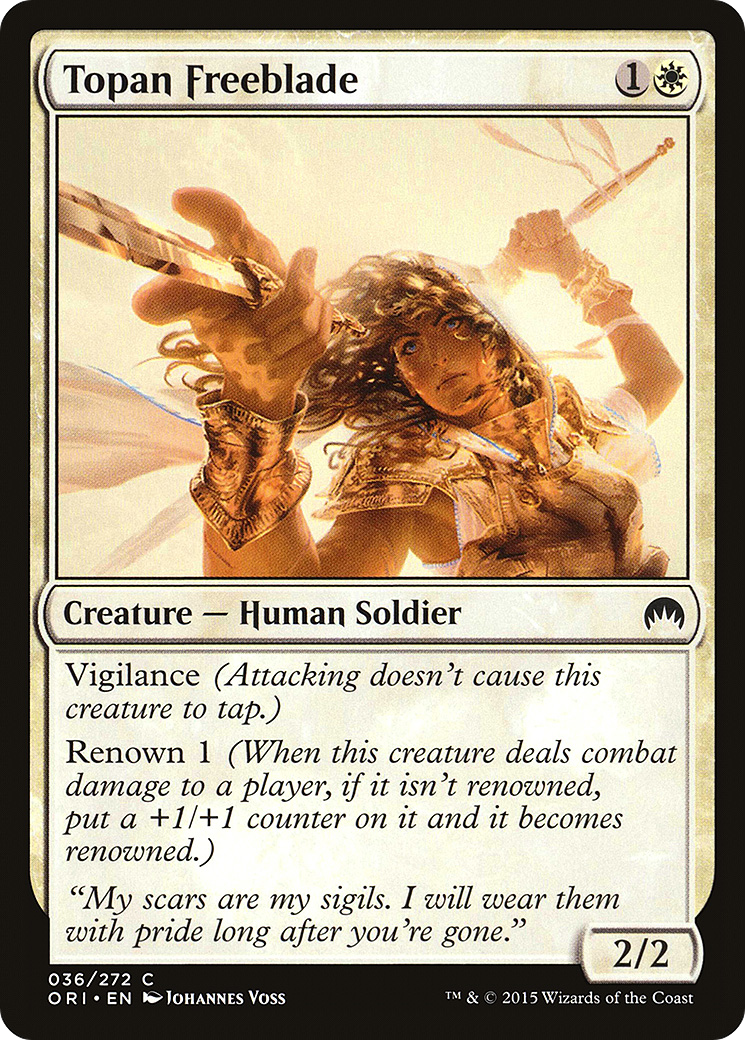Image of Topan Freeblade (ORI-036) - Magic Origins