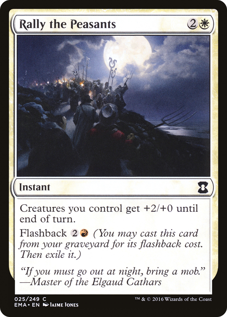 Image of Rally the Peasants (EMA-025) - Eternal Masters