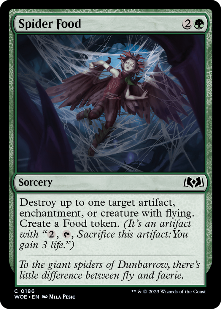 Image of Spider Food (WOE-186) - Wilds of Eldraine