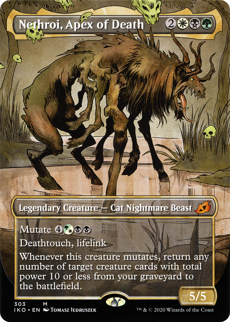 Image of Nethroi, Apex of Death (Showcase) (IKO-303) - Ikoria: Lair of Behemoths: (Showcase) (Borderless)