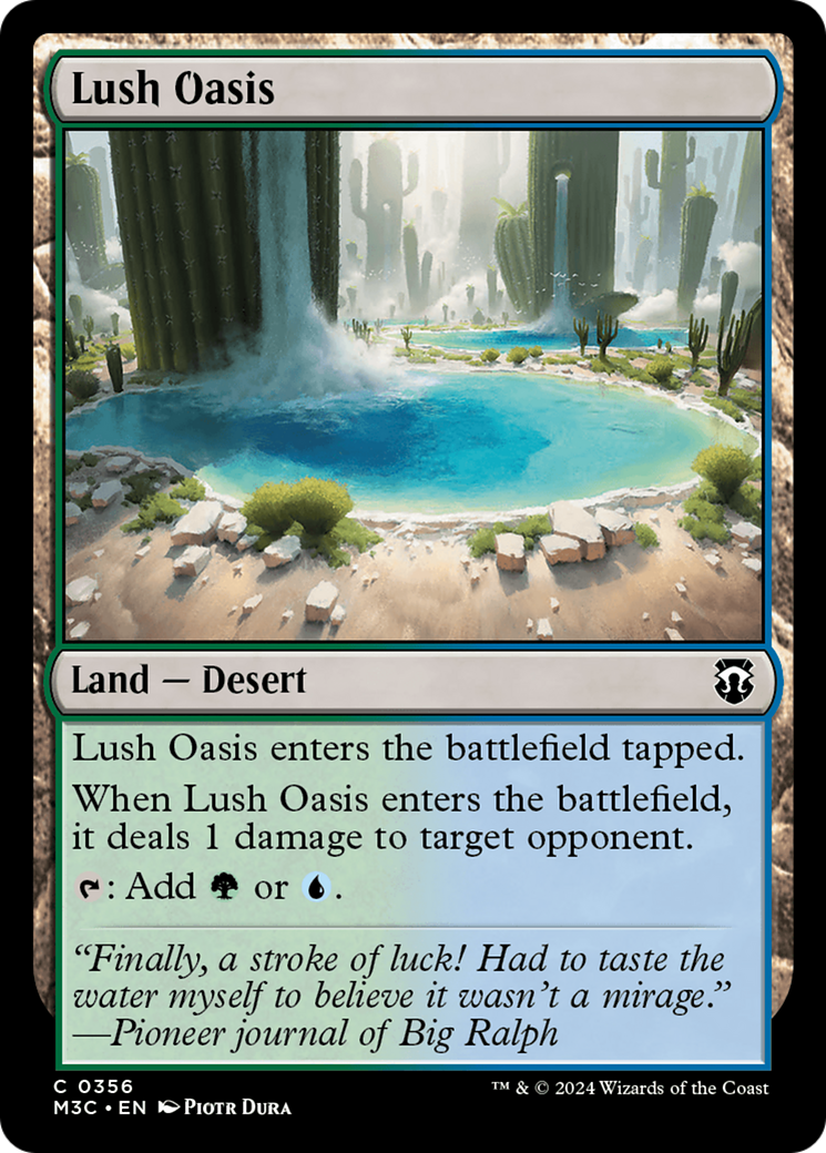 Image of Lush Oasis (M3C-356) - Modern Horizons 3 Commander