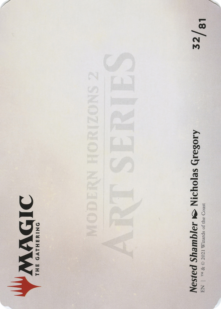 Image of Nested Shambler // Nested Shambler (AMH2-032) - Modern Horizons 2 Art Series (Borderless)