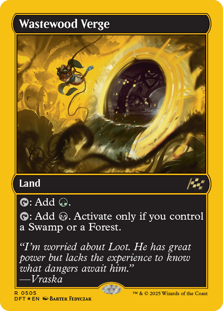 Image of Wastewood Verge (First-Place Foil) (DFT-505) - Aetherdrift Foil