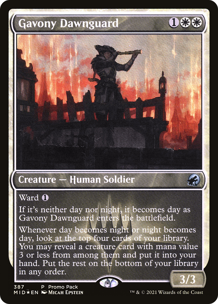 Image of Gavony Dawnguard (PPMID-387) - Innistrad: Midnight Hunt