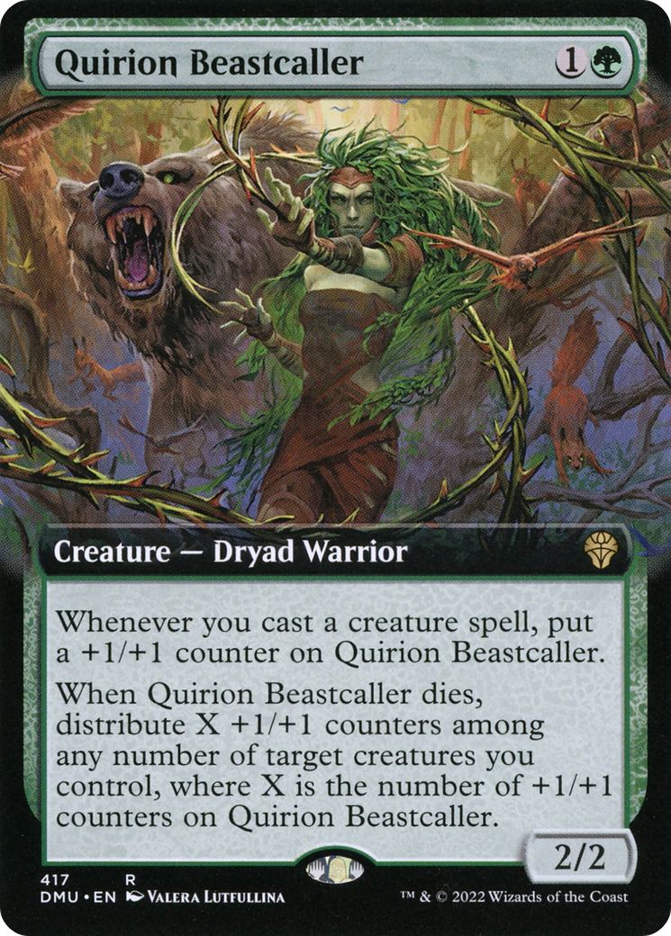Image of Quirion Beastcaller (Extended Art) (DMU-417) - Dominaria United: (Extended Art) Foil