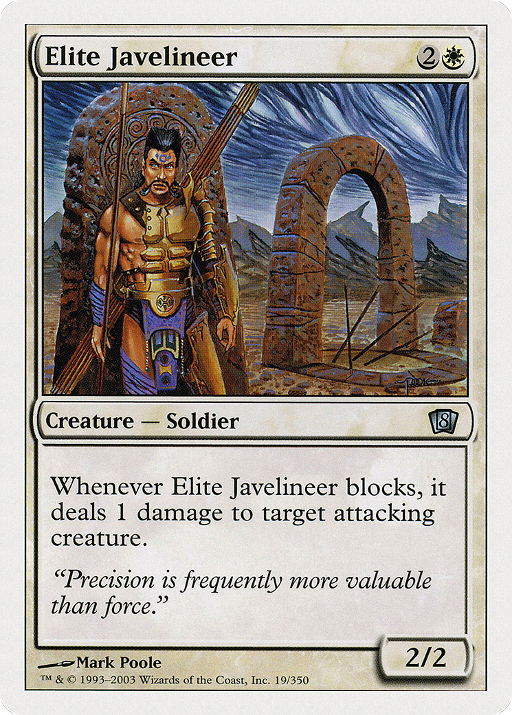 Image of Elite Javelineer (8ED-019) - 8th Edition