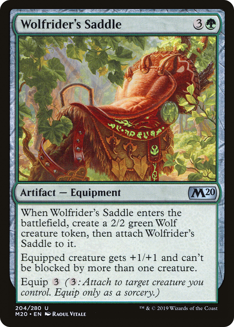 Image of Wolfrider's Saddle (M20-204) - Core Set 2020 Foil