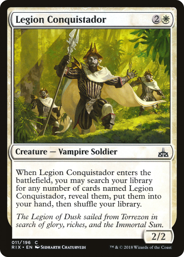 Image of Legion Conquistador (RIX-011) - Rivals of Ixalan Foil
