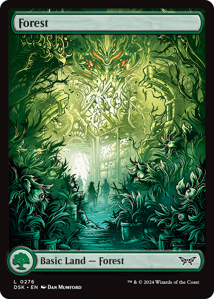 Image of Forest (276) - Full Art (DSK-276) - Duskmourn: House of Horror Foil