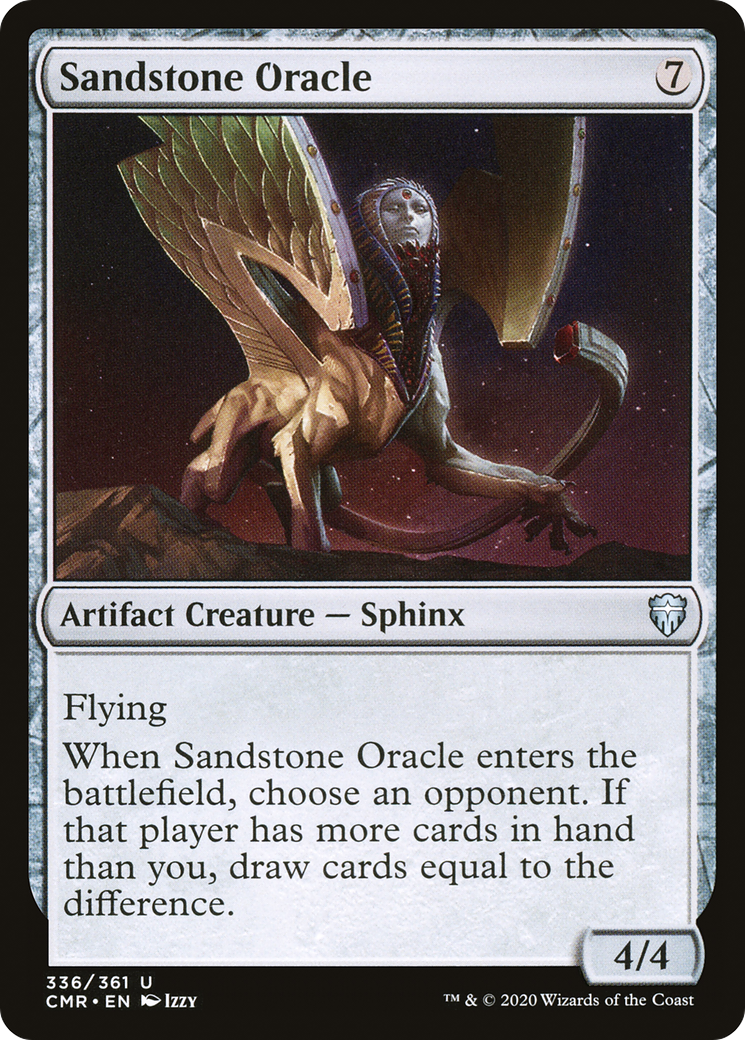 Image of Sandstone Oracle (CMR-336) - Commander Legends Foil