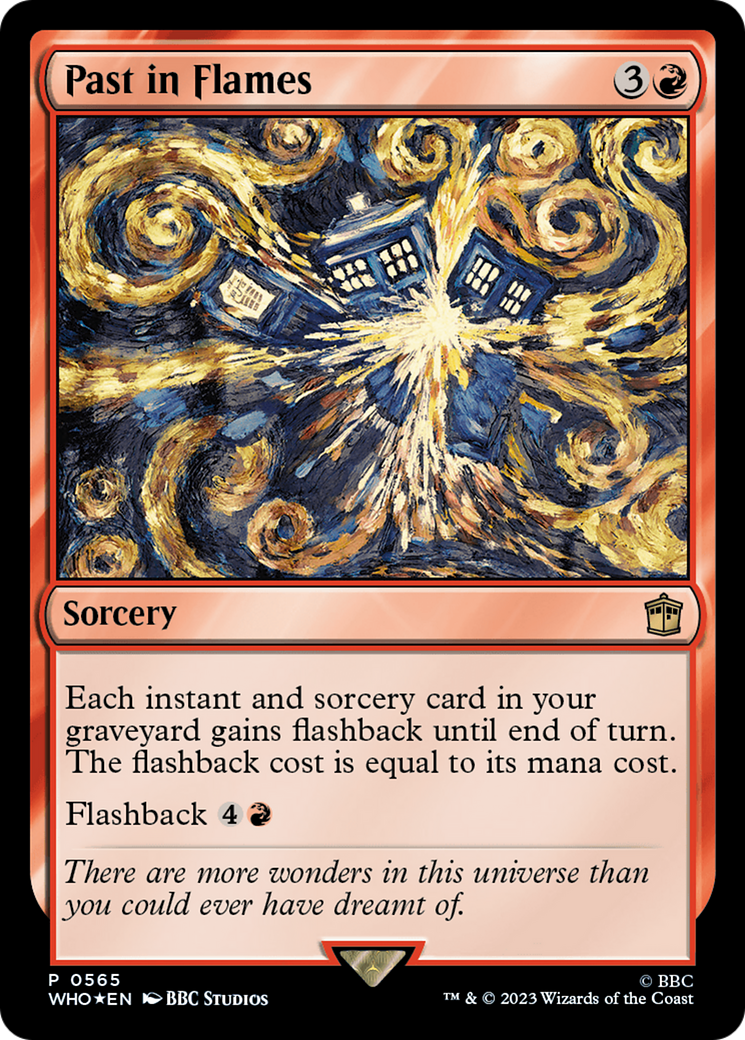 Image of Past in Flames (LARP-565) - Doctor Who Foil
