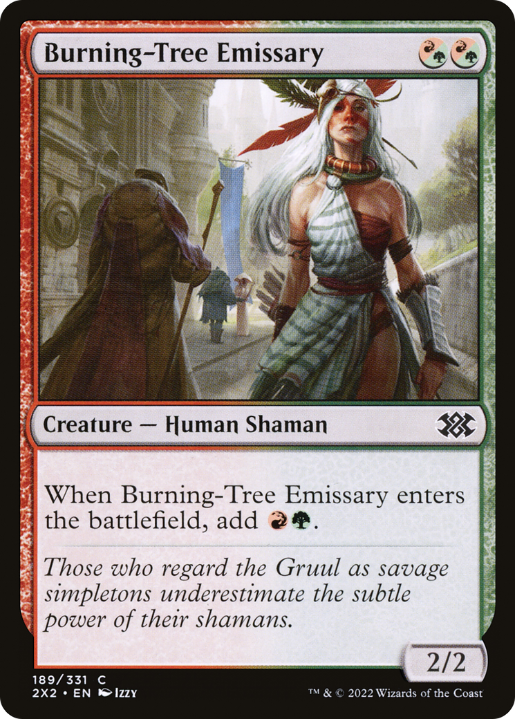 Image of Burning-Tree Emissary (2X2-189) - Double Masters 2022 Foil