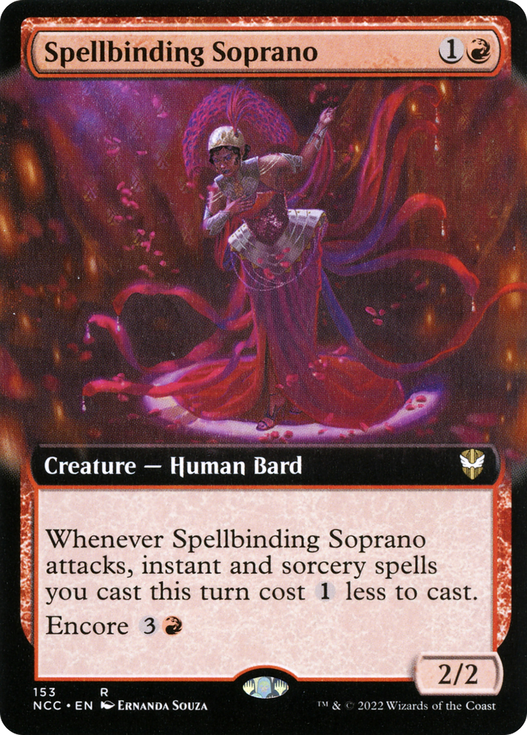 Image of Spellbinding Soprano (Extended Art) (NCC-153) - New Capenna Commander: (Extended Art)