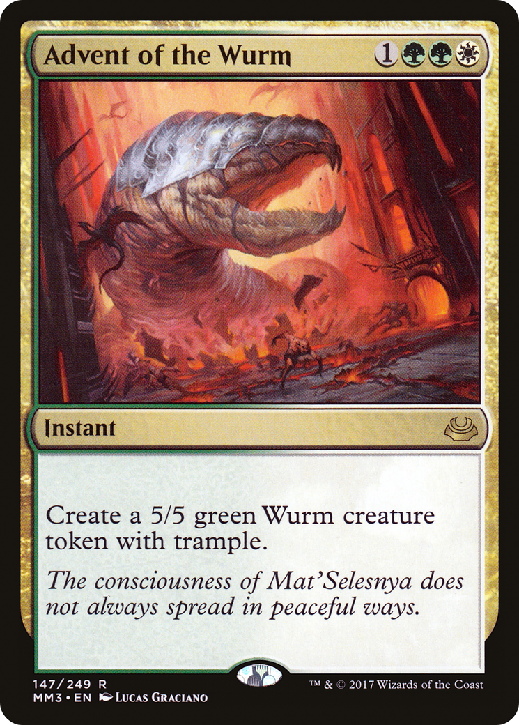 Image of Advent of the Wurm (MM3-147) - Modern Masters 2017 Foil