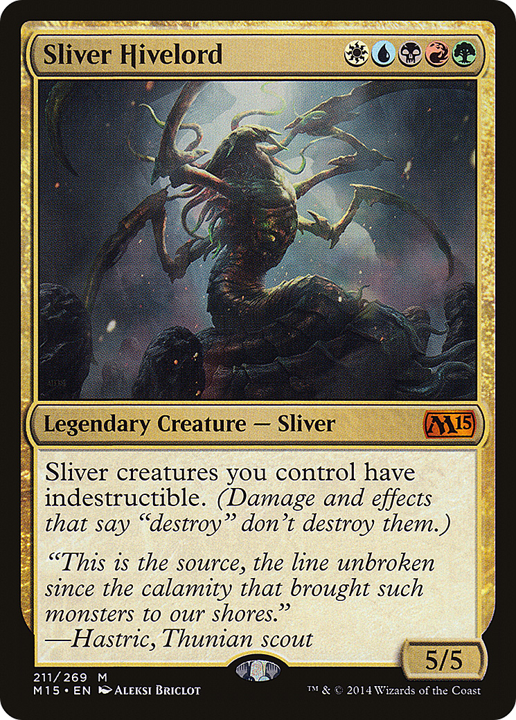 Image of Sliver Hivelord (M15-211) - Magic 2015 Foil