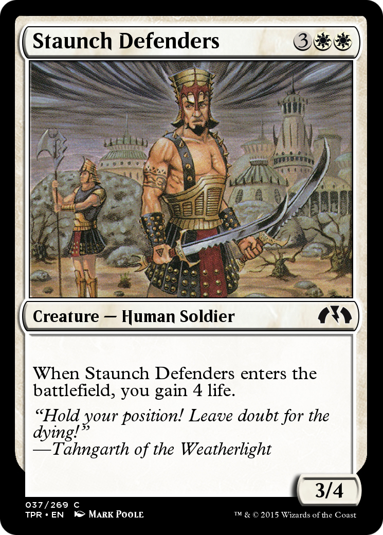 Image of Staunch Defenders (TPR-037) - Tempest Remastered Foil