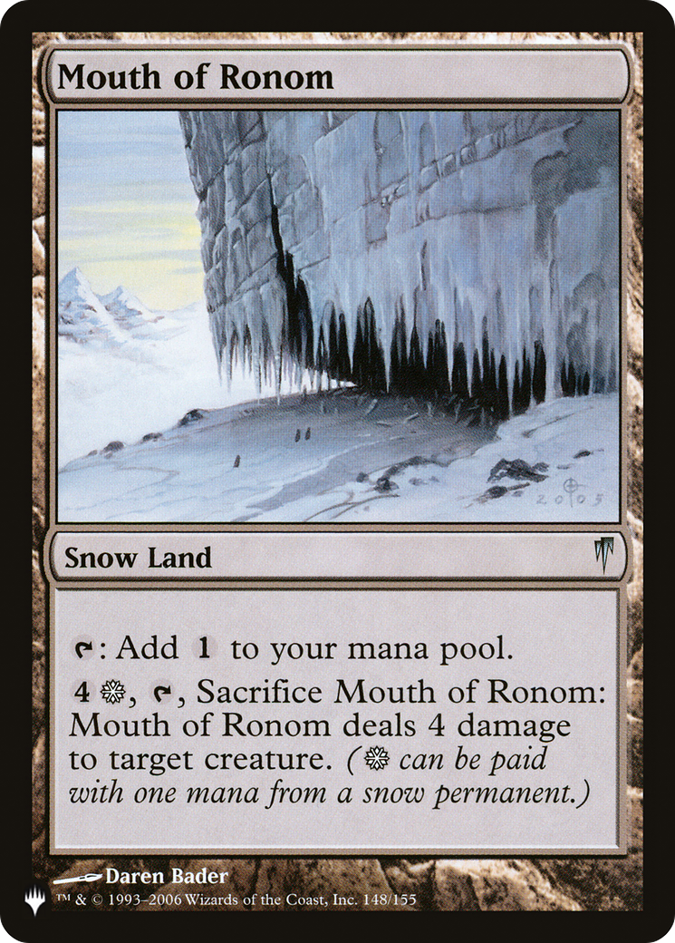 Image of Mouth of Ronom (LIST-148/155) - The List