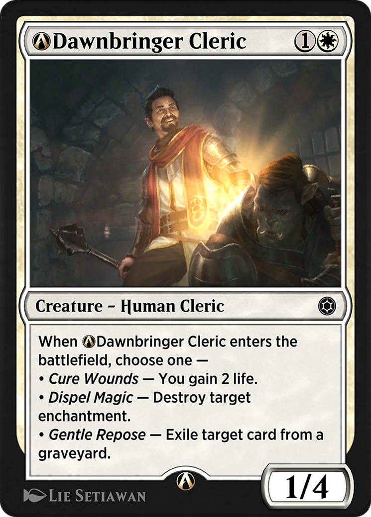 Image of A-Dawnbringer Cleric (HBG-A-87) - Alchemy Horizons: Baldur's Gate