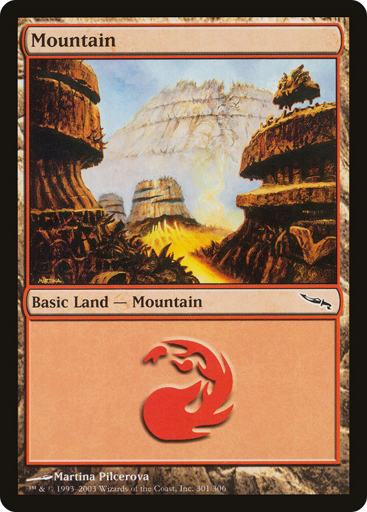 Image of Mountain (301) (MRD-301) - Mirrodin