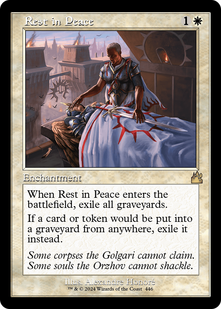 Image of Rest in Peace (Retro Frame) (RVR-446) - Ravnica Remastered Foil
