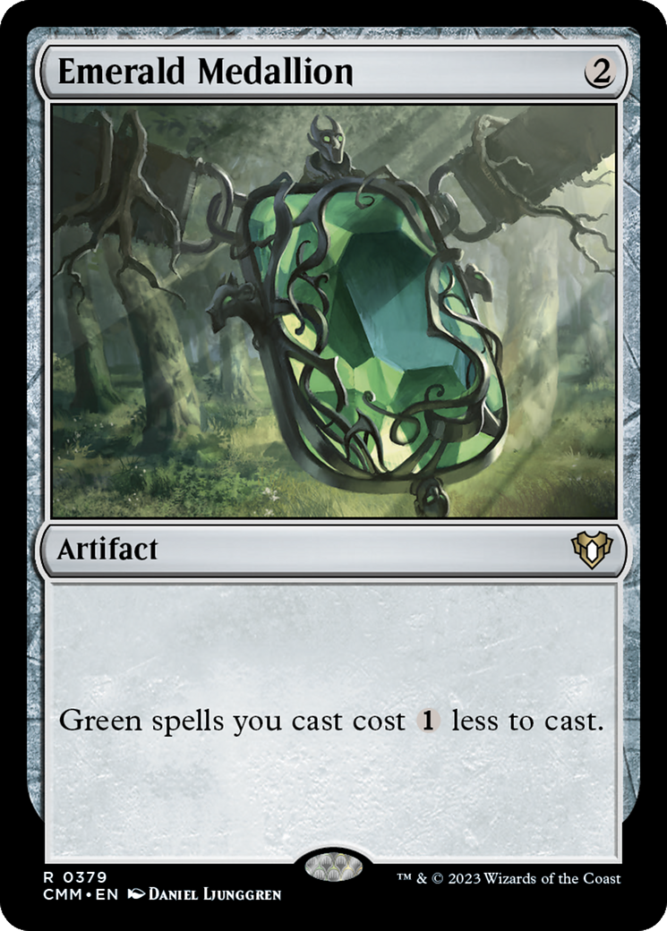 Image of Emerald Medallion (CMM-379) - Commander Masters Foil