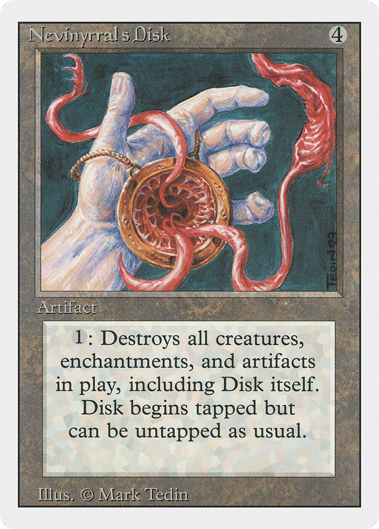 Image of Nevinyrral's Disk (3ED-) - Revised Edition