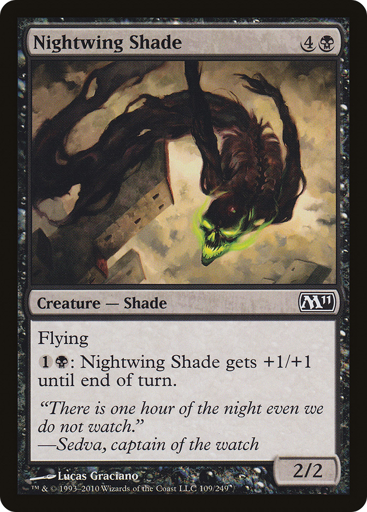 Image of Nightwing Shade (M11-109) - Magic 2011 Foil