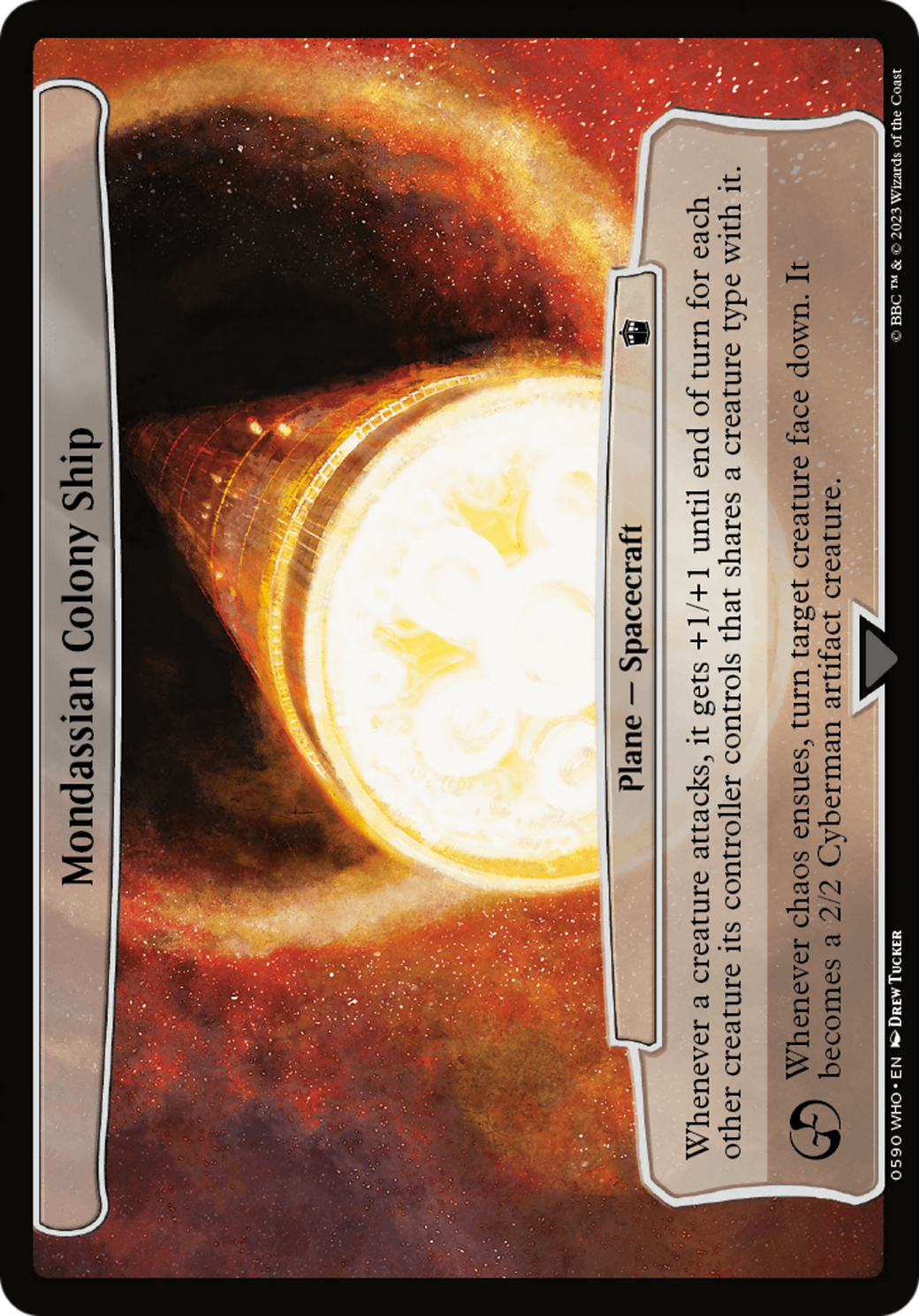 Image of Mondassian Colony Ship (WHO-590) - Doctor Who