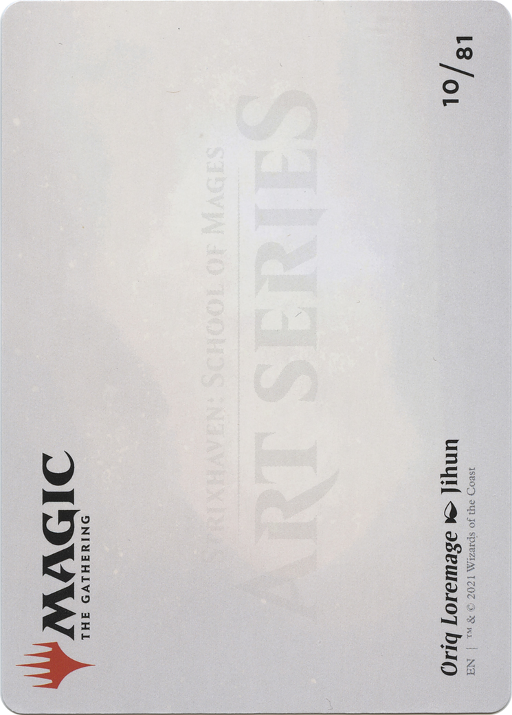 Image of Oriq Loremage // Oriq Loremage (ASTX-010) - Strixhaven Art Series (Borderless)