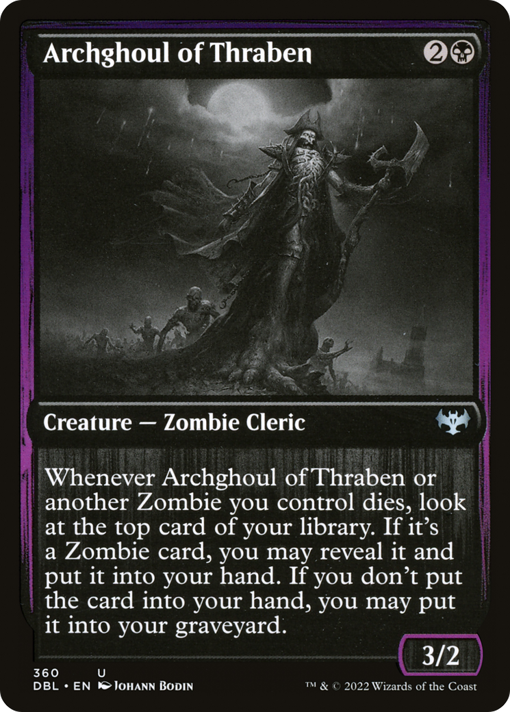 Image of Archghoul of Thraben (DBL-360) - Innistrad: Double Feature Foil