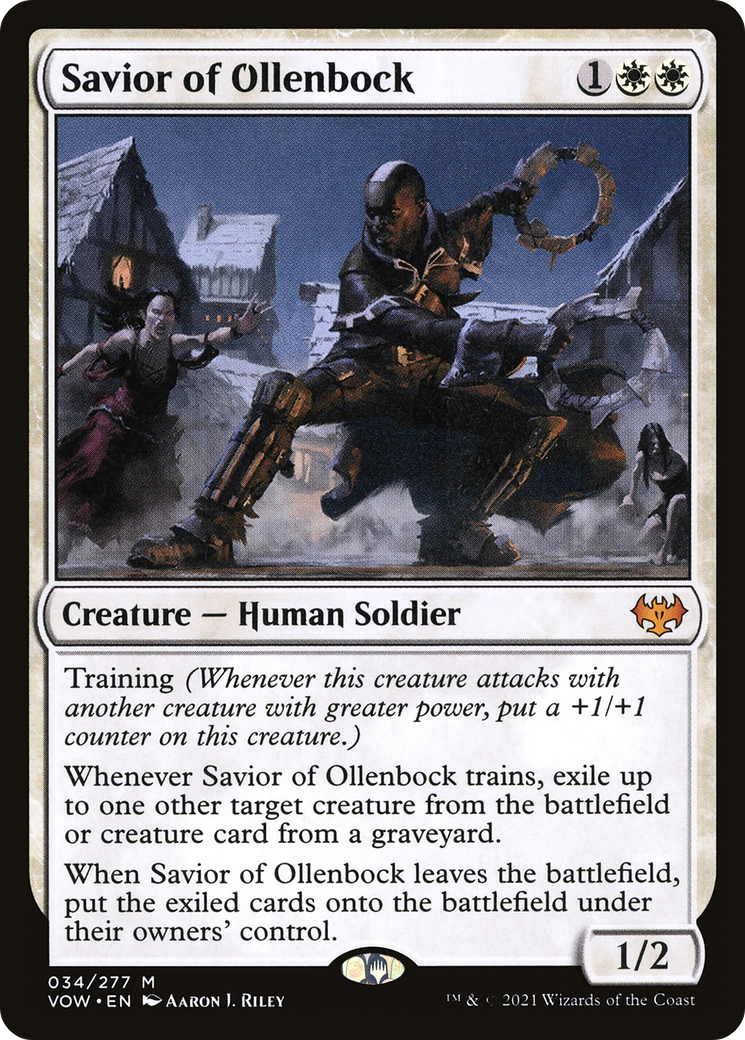 Image of Savior of Ollenbock (VOW-034) - Innistrad: Crimson Vow Foil