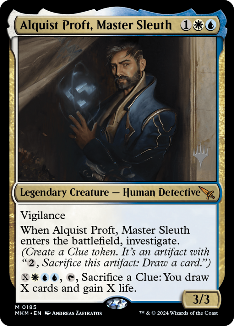 Image of Alquist Proft, Master Sleuth (PPMKM-185) - Murders at Karlov Manor Promos