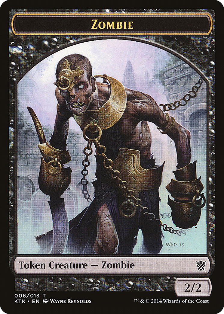 Image of Zombie Token (KTK-006) - Khans of Tarkir Tokens