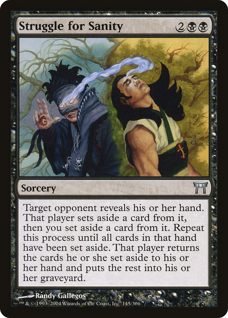 Image of Struggle for Sanity (CHK-145) - Champions of Kamigawa Foil