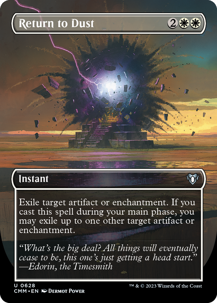 Image of Return to Dust (Borderless) (CMM-628) - Commander Masters (Borderless)