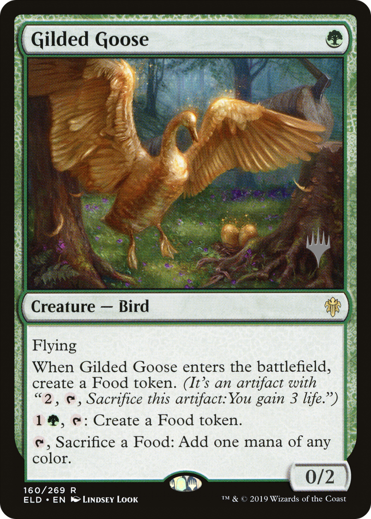 Image of Gilded Goose (PPELD-160P) - Throne of Eldraine Promos