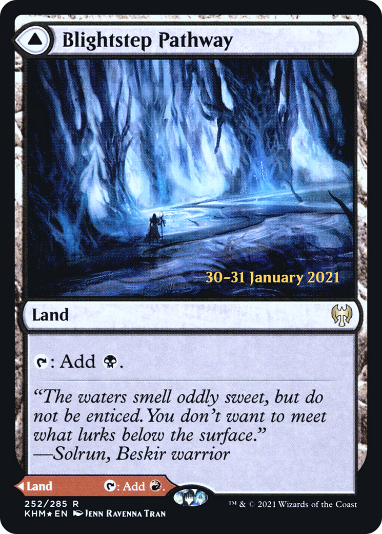Image of Blightstep Pathway (PRE-252S) - Kaldheim Promos Foil