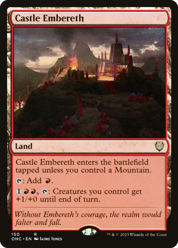 Image of Castle Embereth (ONC-150) - Phyrexia: All Will Be One Commander